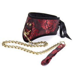 Generique Collier Laisse SCANDAL Rouge